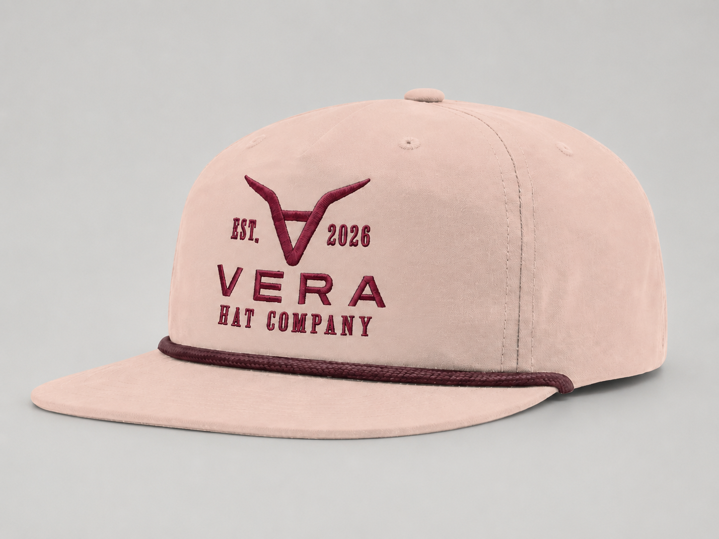 Heritage - Pale Peach/Maroon