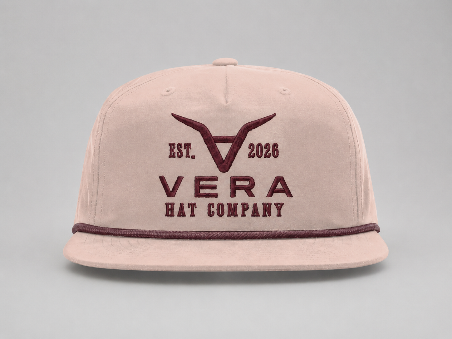 Heritage - Pale Peach/Maroon