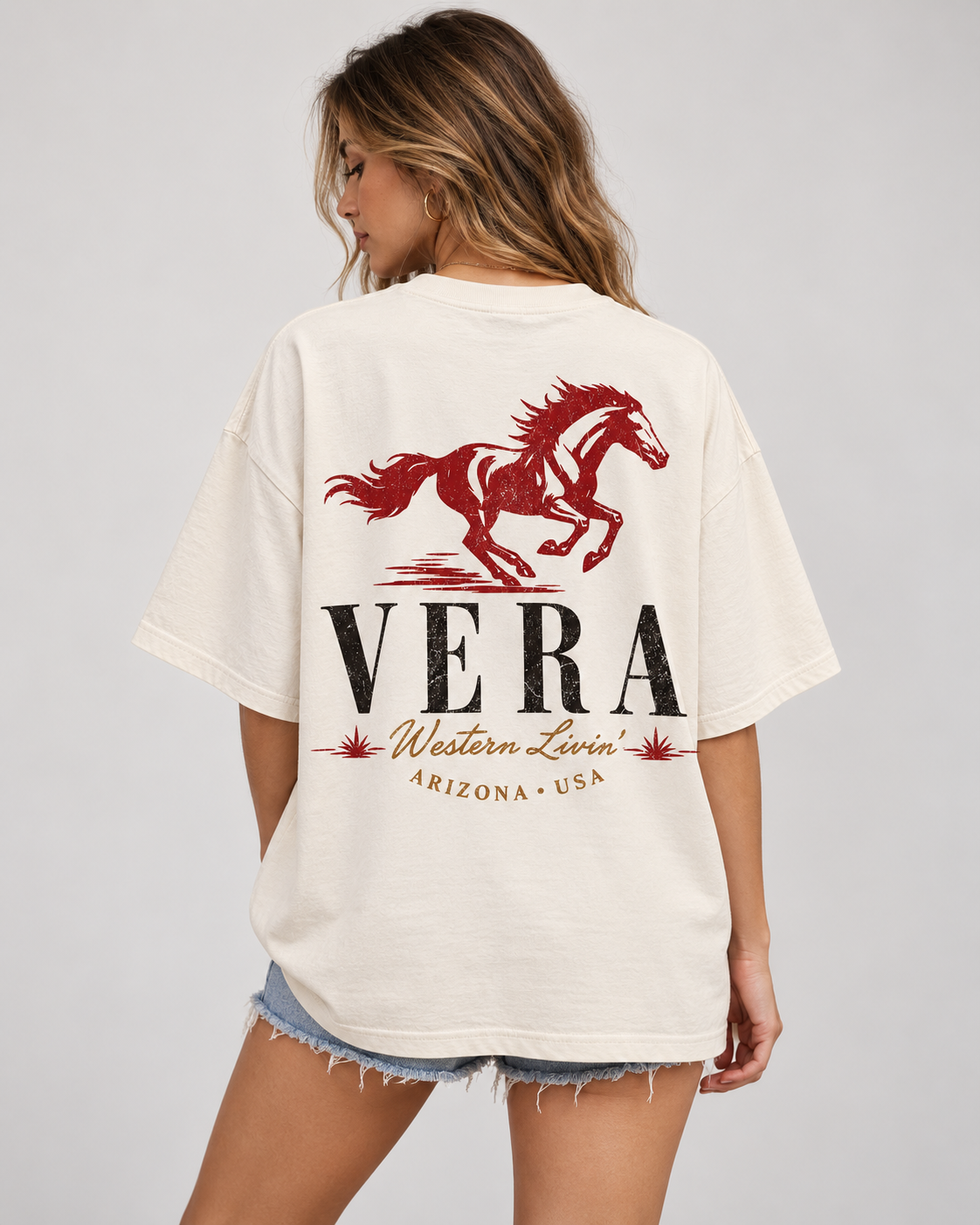 Western Livin' Oversized Tee.