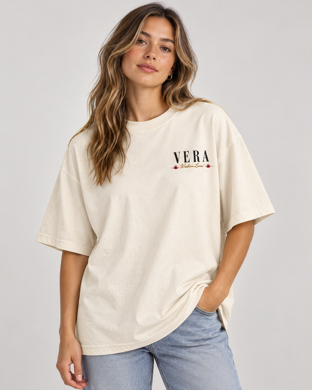 Western Livin' Oversized Tee.