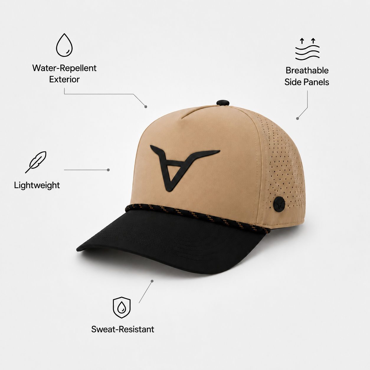 MESA - KHAKI/BLACK